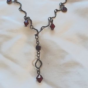 Claire's Y necklace choker